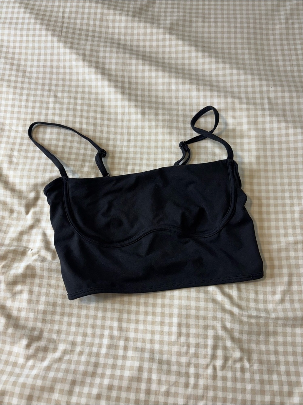 Alo Yoga Airbrush Streamlined Bra Tank Black